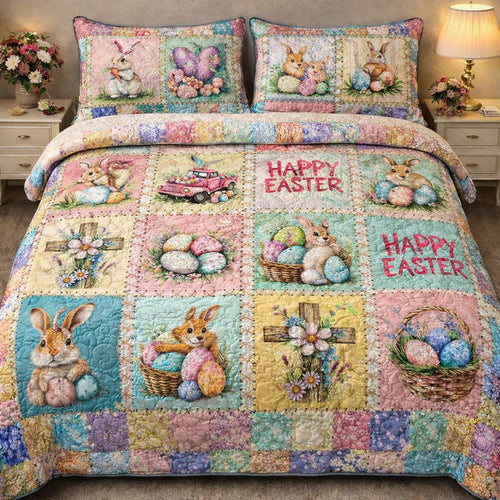Easter Patchwork Duvet Cover Set GFTOHD13794