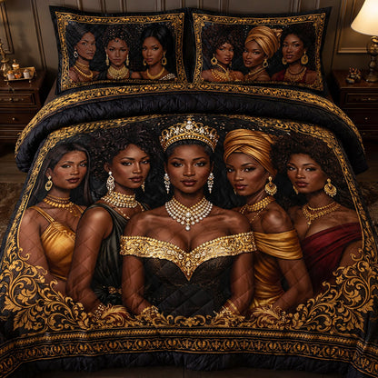 Radiant African Women Duvet Cover Set GFTOHD13842