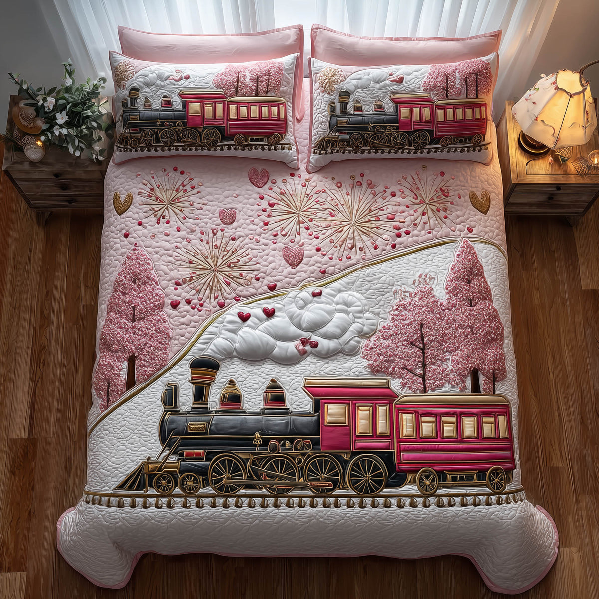 Romantic Railway Duvet Cover Set GFTONT5775