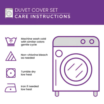 Vintage Garden Leopard Duvet Cover Set GFTOHD13616